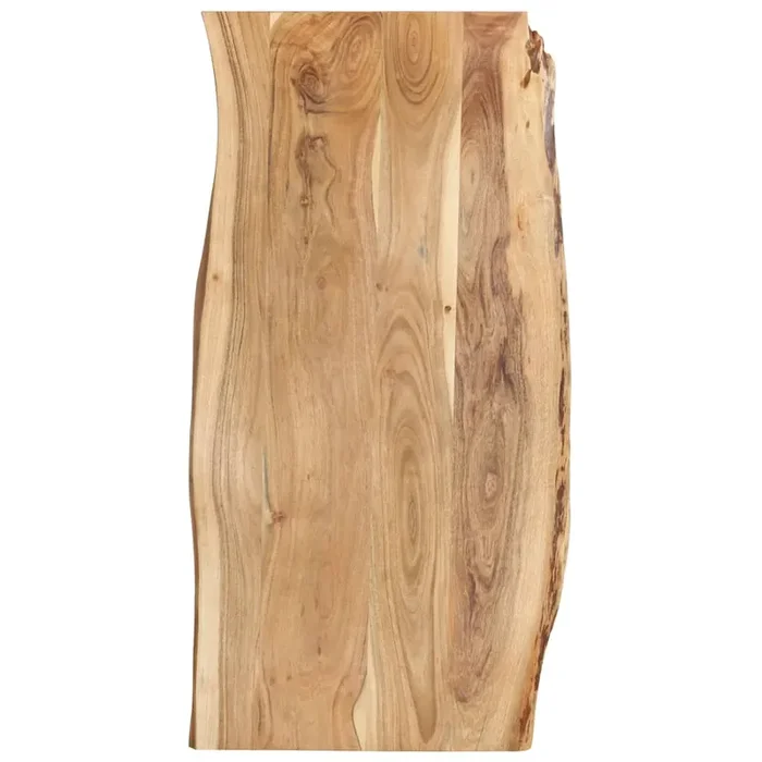 vidaXL Table Top Solid Acacia Wood 118x(50-60)x2.5 cm