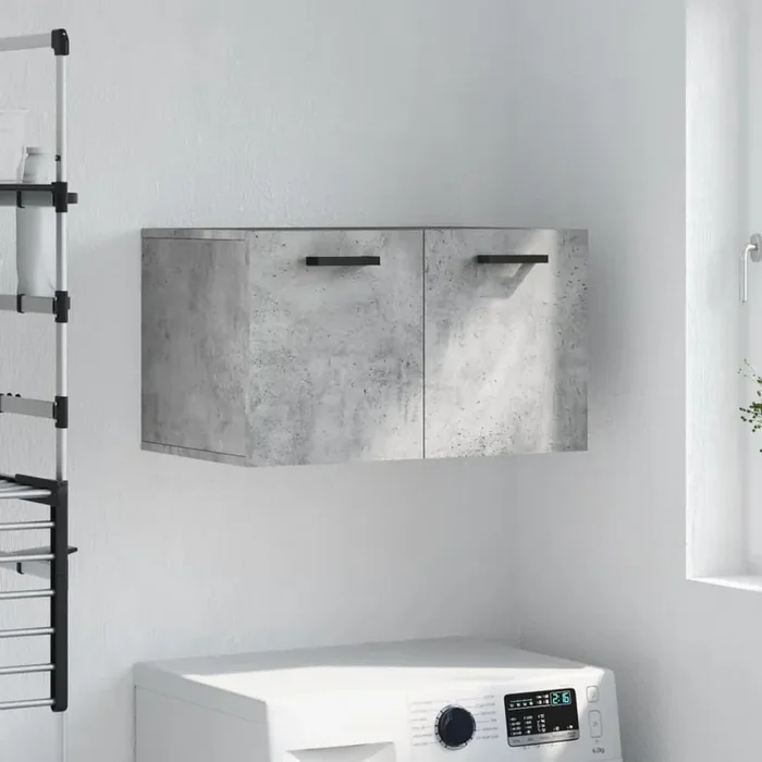 vidaXL Wall Cabinet Concrete Grey 60×36.5×35 cm Engineered Wood