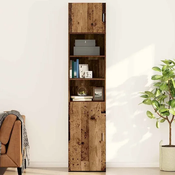 vidaXL Wall Cabinet Old wood 50 x 42.5 x 40 cm Engineered wood