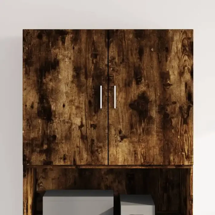 vidaXL Wall Cabinet Smoked Oak 80×42.5×64 cm Engineered Wood