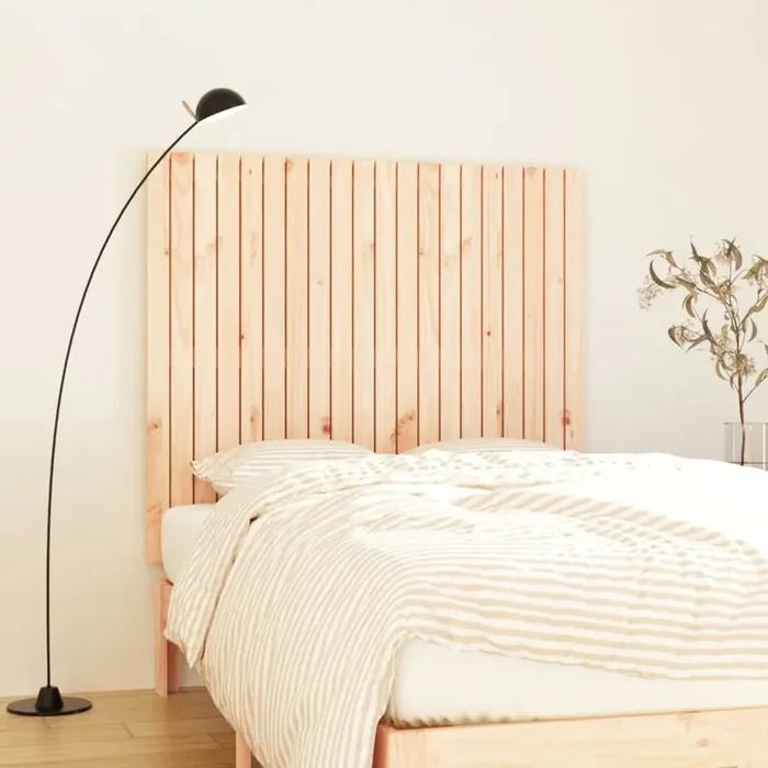vidaXL Wall Headboard 127.5x3x110 cm Solid Wood Pine