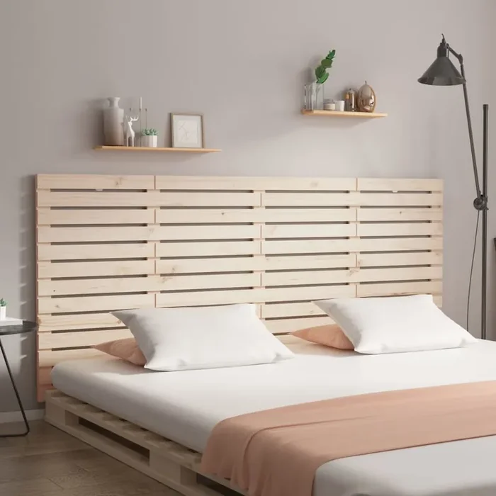 vidaXL Wall Headboard 166x3x91.5 cm Solid Wood Pine