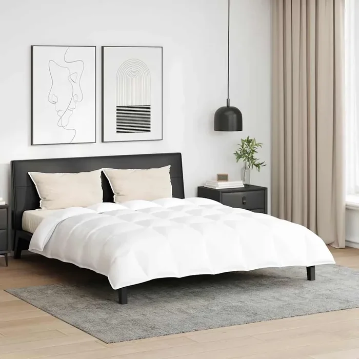 vidaXL Winter Duvet Other with Pillow 3 pcs White 260 x 220 cm Down