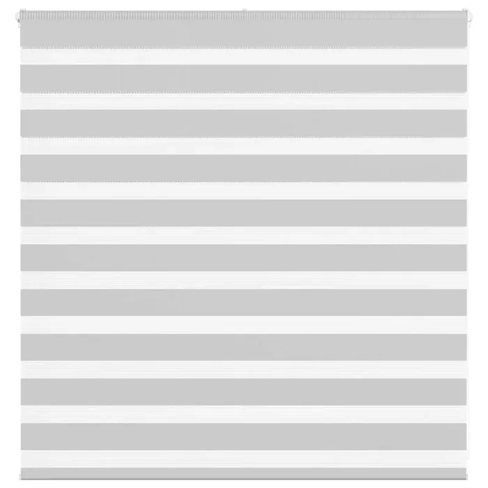 vidaXL Zebra Blind Light Grey 150×100 cm Fabric Width 145.9 cm Polyester