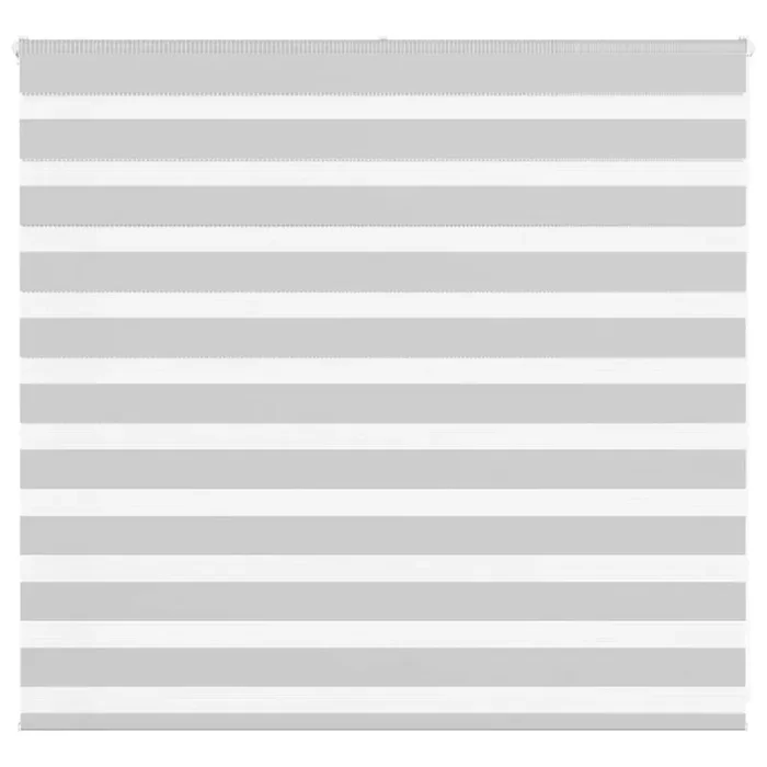 vidaXL Zebra Blind Light Grey 165×100 cm Fabric Width 160.9 cm Polyester