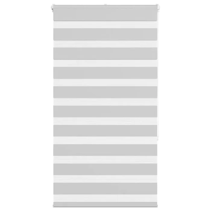 vidaXL Zebra Blind Light Grey 70×150 cm Fabric Width 65.9 cm Polyester