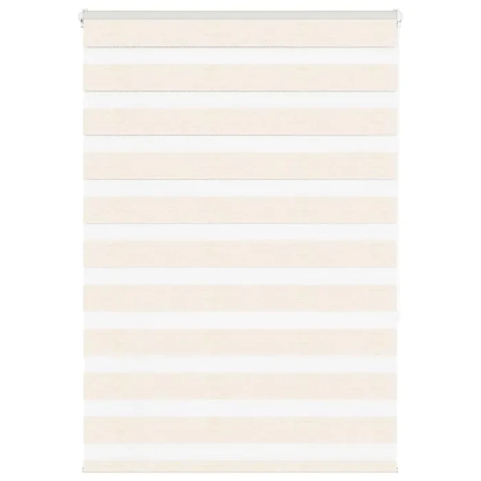 vidaXL Zebra Blind Marble Beige 100×150 cm Fabric Width 95.9 cm Polyester