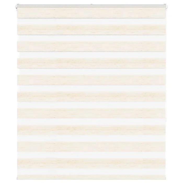 vidaXL Zebra Blind Marble Beige 120×150 cm Fabric Width 115.9 cm Polyester