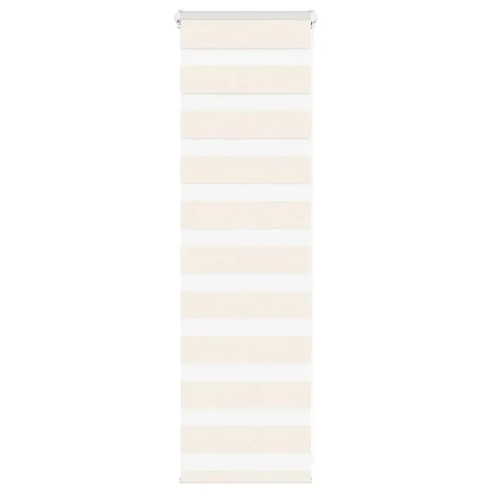 vidaXL Zebra Blind Marble Beige 40×100 cm Fabric Width 35.9 cm Polyester