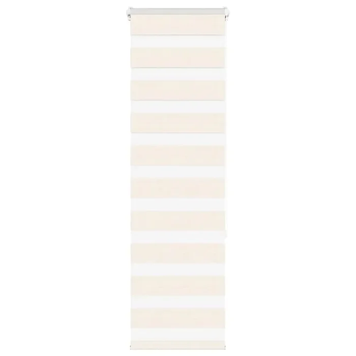 vidaXL Zebra Blind Marble Beige 45×150 cm Fabric Width 40.9 cm Polyester
