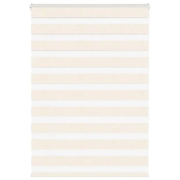 vidaXL Zebra Blind Marble Beige 95×150 cm Fabric Width 90.9 cm Polyester