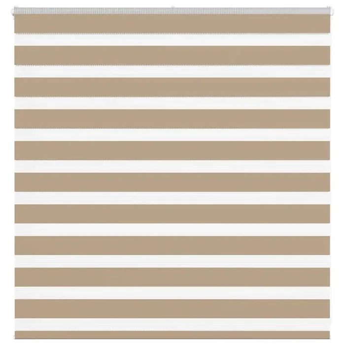 vidaXL Zebra Blind Sand Brown 150×100 cm Fabric Width 145.9 cm Polyester