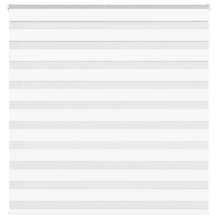 vidaXL Zebra Blind White 140×100 cm Fabric Width 135.9 cm Polyester