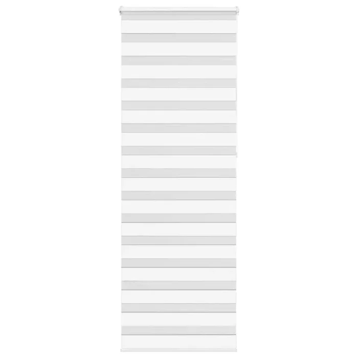 vidaXL Zebra Blind White 70×230 cm Fabric Width 65.9 cm Polyester