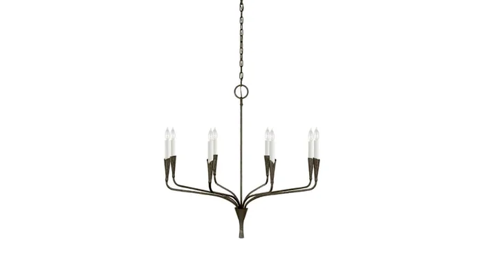 Visual Comfort Aiden 8 Light 40″ Wide Taper Candle Style Chandelier