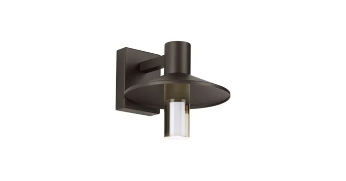 Visual Comfort Ash 10″ Tall Integrated LED Wall Sconce with Shade