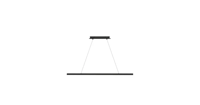 Visual Comfort Dessau 49″ Wide LED Linear Chandelier with Aluminum Shade