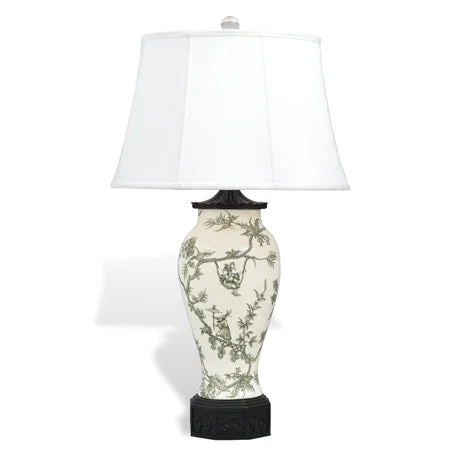 Windsor Toile Black Lamp