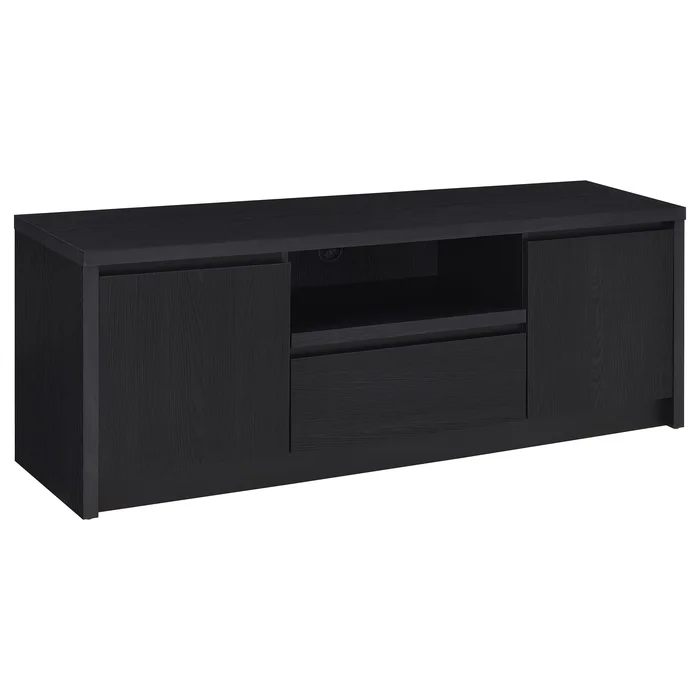 Winfield 2-door TV Stand Media Console Black