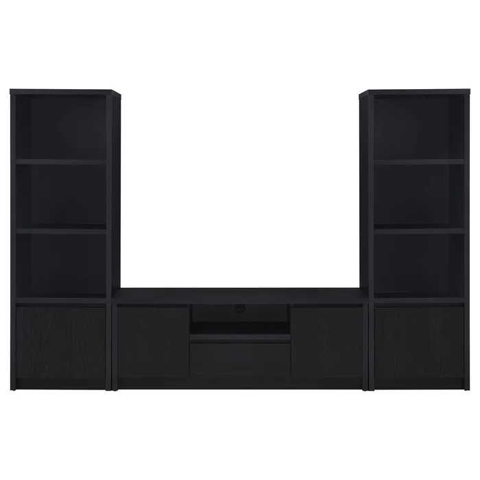 Winfield Entertainment Center 60-inch TV Stand Black