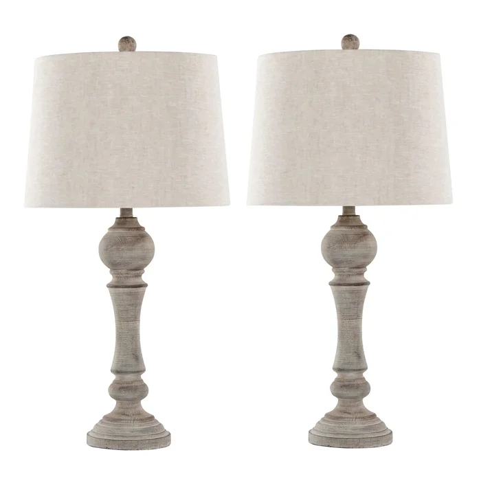 Winston – Farmhouse Poly Table Lamp (Set of 2)