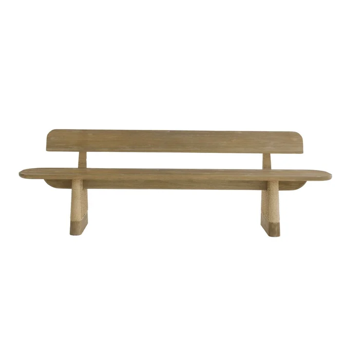 Yvette Outdoor Bench – Natural