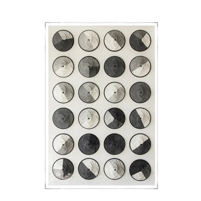 Zagros Abstract Art with Acrylic Shadowbox