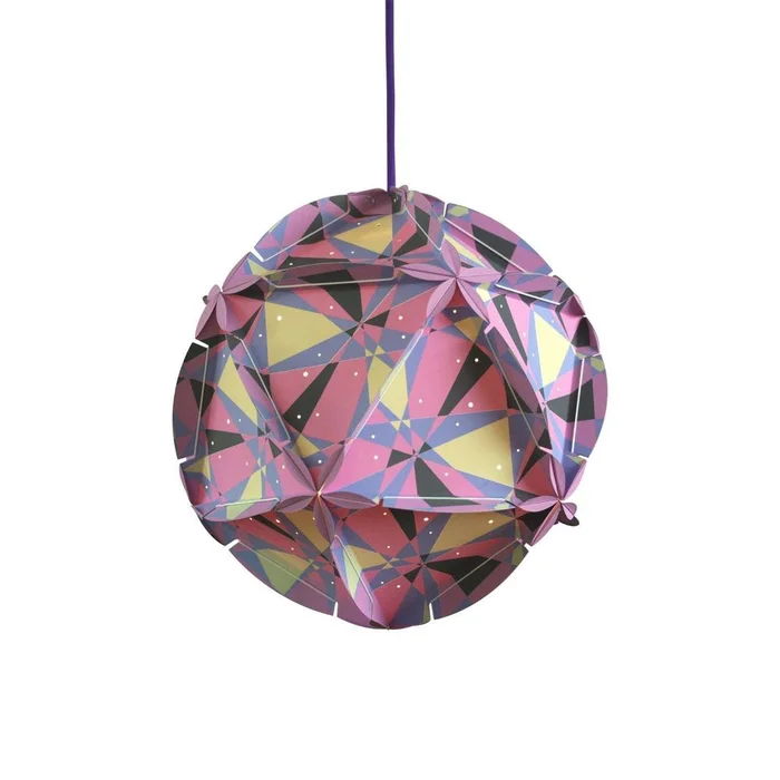 Zahra Cut Pink Pendant Lamp
