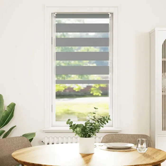 Zebra Blind 40 x 100 cm Grey